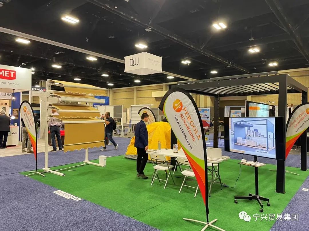 森福遮陽(yáng)設(shè)備(bei)公(gōng)司參加(jia)2022年(nian)北美工(gong)業面料及(ji)遮陽(yáng)産(chan)品(pin)展(zhan)